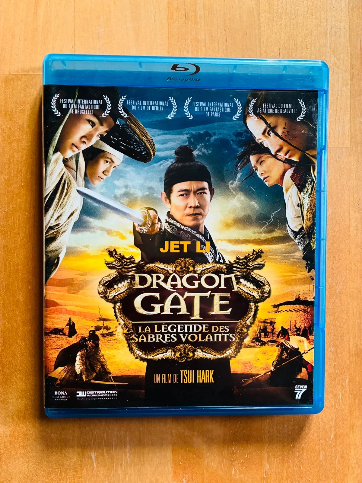 Blu-ray Dragon Gate le secret des sabres volants de Tsui Hark.